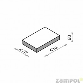 CPGS daszek płaski czterostronnie łupany CPGS daszek płaski czterostronnie łupany