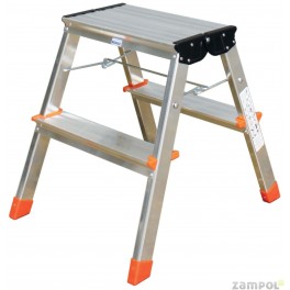 Drabina aluminiowa domowa - 2x2 stopniowa Drabina aluminiowa domowa - 2x2 stopniowa