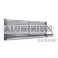 Brama aluminiowa samonośna palisada h143/400 