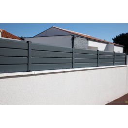 Przęsło ogrodzeniowe aluminiowe + kolor palisada 120x200