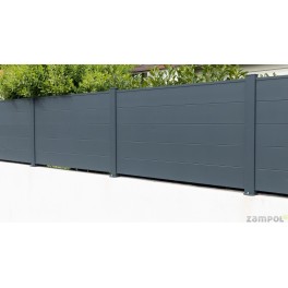 Przęsło ogrodzeniowe aluminiowe + kolor palisada 100x200