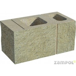 Pustak betonowy elewacyjny czterostronnie łupany PBE-19-4