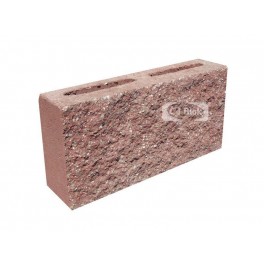 Pustak betonowy elewacyjny jednostronnie łupany PBE-9-1